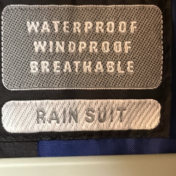 Sierra Sport Waterproof, Windproof, Breathable Hooded Rain Suit Nylon Jacket XXL - Picture 7 of 12